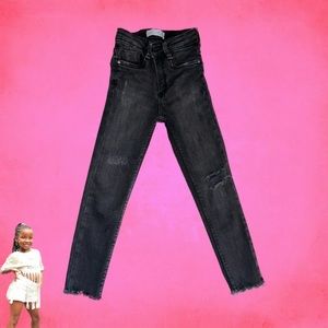 ZARA Skinny High Waisted Black Jeans